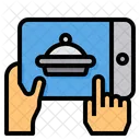 Online Order Tablet Delivery Icon