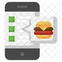 Online Order Order Food Burger Icon