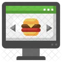 Online Order Food Order Website Icon