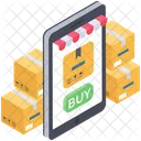 Online Order Booking Delivery Request Parcel Booking Icon