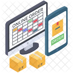 Online Order Booking  Icon