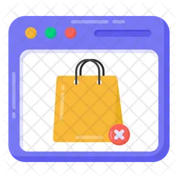 Online Order Cancel  Icon