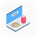 Online Pizza Order Pizza Delivery Online Payment Icon