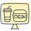Online Ordering Color Shadow Thinline Icon Icon
