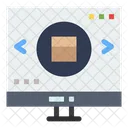 Online Package  Icon