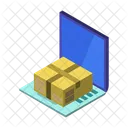 Online Package  Icon