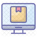 Online Package Online Parcel Online Delivery Icon