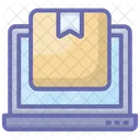 Online Package Online Parcel Online Delivery Icon