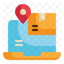 Online Package Tracking  Icon