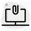 Online Paper Attach Attachment Browser Icon