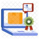Online Parcel Online Package Online Delivery Icon