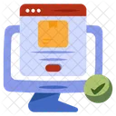 Online Parcel Online Package Logistic Website Icon
