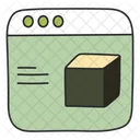 Online Parcel Online Package Online Delivery Icon