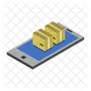 Send Box Online Icon