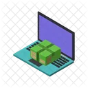 Send Box Online Icon
