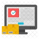 Online parcel  Icon