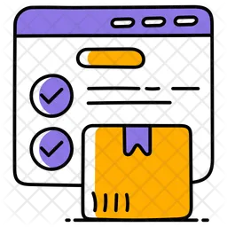 Online Parcel  Icon