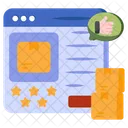 Online Parcel Online Package Online Delivery Icon