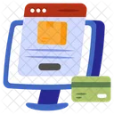 Online Parcel Payment Online Package Online Delivery Icon