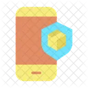 Mobile Application Online Parcel Security Icon