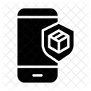 Mobile Application Online Parcel Security Icon
