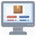 Online Parcel Tracking  Icon