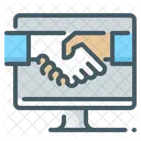 Online Partnership  Symbol