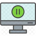 Online Pause Button  Icon