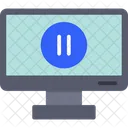 Online Pause Button  Icon