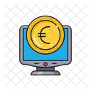 Online Pay Euro Icon