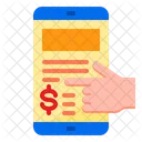 Online Pay Online Payment Online Payment Receipt Icon