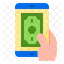 Online Pay Online Payment Smartphone Icon