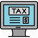 Online Pay Tax  Icon