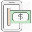 Online Payment Lineal Color Icon Icon