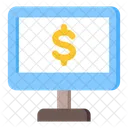 Online Payment Monitor Transfer Icon