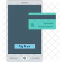 Online Payment Mobile Banking M Commerce Icon