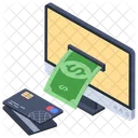 Online Payment Online Deposit Online Banking Icon