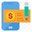 Payment Cheque Online Icon