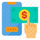 Hand Payment Online Icon