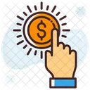 Online Payment Dollar Pay Per Click Icon