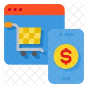 Online Payment Online Shopping Smartphone Icon
