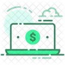 Online Payment Laptop Icon