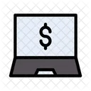 Pay Laptop Online Icon