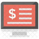 Online Payment Computer Payment Online Banking Icon