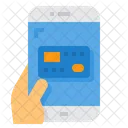 Online Payment Credit Card Smartphone Icon