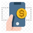 Hand Phone Money Icon