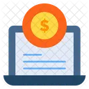Online Payment Online Banking Laptop Icon