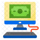 Online Payment Finance Currency Icon