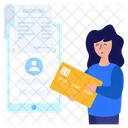 Online Receipt Online Payment Digital Payment Icon