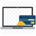 Banking Card Laptop Icon